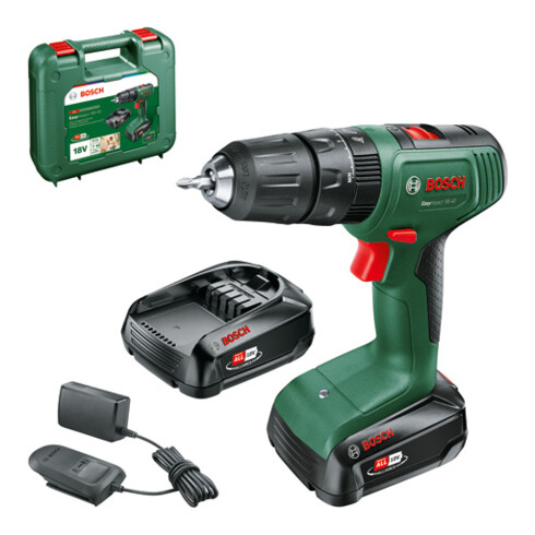 Bosch Akku-Schlagbohrmaschine EasyImpact 18V-40: 2x Akkupack PBA 18V 1.5Ah W-A