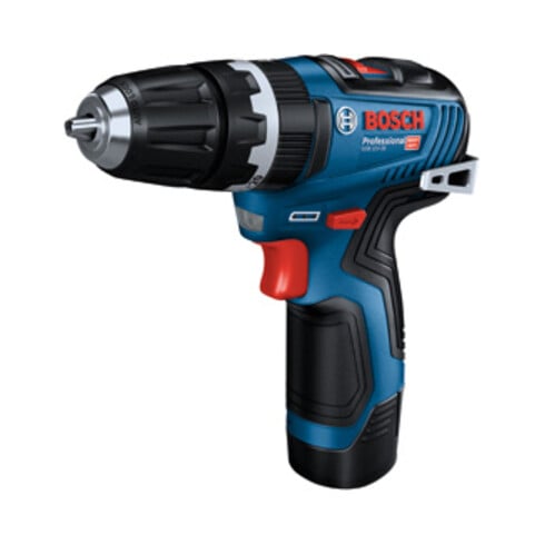 Bosch Akku-Schlagbohrmaschine GSB 12V-35: 2 x Akku GBA 12V 3.0Ah, Schnellladegerät, L-BOXX
