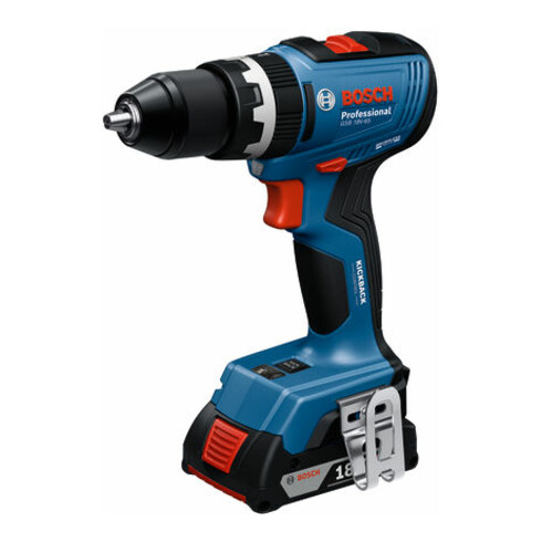 Bosch Akku-Schlagbohrschauber GSB 18V-65 mit 2 x Akku GBA 18V 5.0Ah, L-BOXX136N