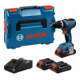 Bosch Akku-Schlagbohrschauber GSB 18V-65 mit 2 x Akku ProCORE18V 4.0Ah, L-BOXX 136-1