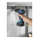 Bosch Akku-Schlagbohrschrauber GSB 14,4-2-LI mit 2 x 1,5 Ah Li-Ion Akku L-BOXX-4