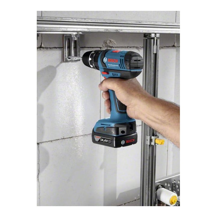 Bosch Akku-Schlagbohrschrauber GSB 14,4-2-LI mit 2 x 1,5 Ah Li-Ion Akku L-BOXX
