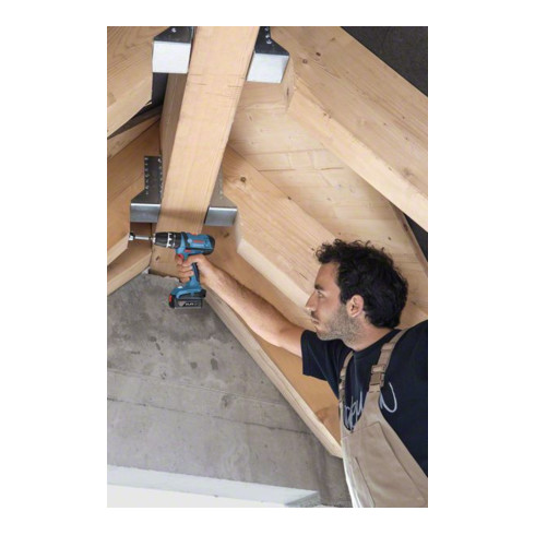 Bosch Akku-Schlagbohrschrauber GSB 14,4-2-LI mit 2 x 1,5 Ah Li-Ion Akku L-BOXX