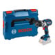 Bosch Akku-Schlagbohrschrauber GSB 18V-110 C, Solo Version mit Zusatzhandgriff, L-BOXX
