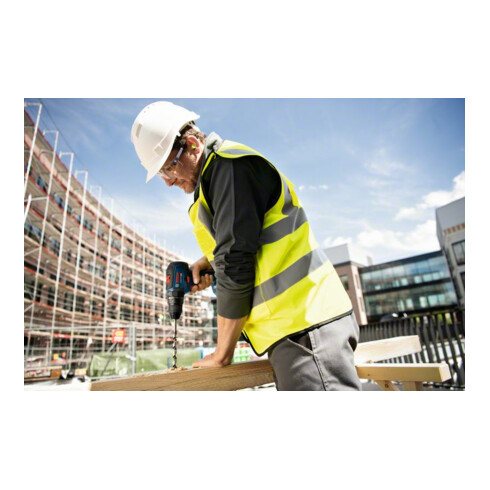 Bosch Akku-Schlagbohrschrauber GSB 18V-55, 2 Akku, Ladegerät, 100-tlg. Zubehör-Set, L-Case