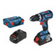 Bosch Akku-Schlagbohrschrauber GSB 18V-60 C mit 2 x ProCORE18V 4.0-Ah Akku L-BOXX-2