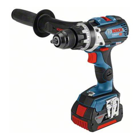 Bosch Akku-Schlagbohrschrauber GSB 18V-85 C mit 2 x 5.0 Li-Ion Akku GCY 30-4 L-BOXX