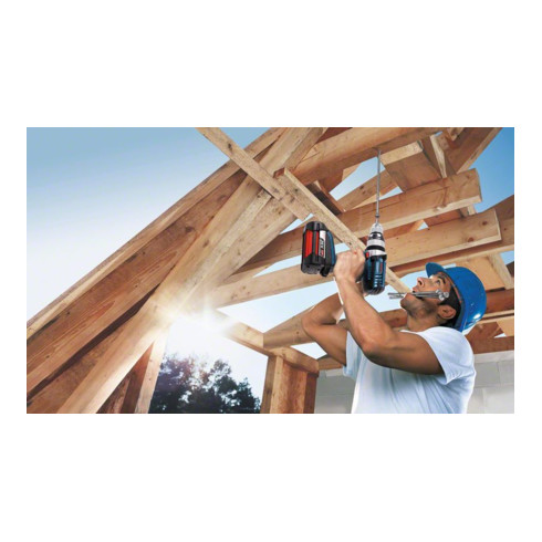 Bosch Akku-Schlagbohrschrauber GSB 36 VE-2-LI mit 2 x 4,0 Ah Li-Ion Akku L-BOXX