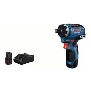 Bosch Akku-Schrauber GSR 12V-35 HX: 2 x Akku GBA 12V 3.0Ah, Schnellladegerät