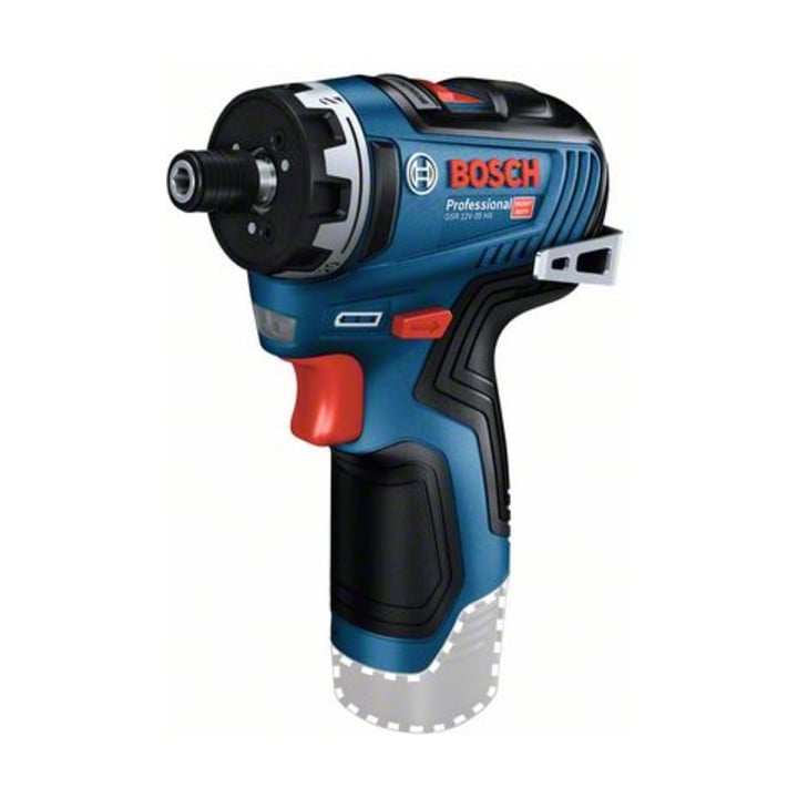 Set Bosch Akku-Schrauber GSR 12V-35 HX + 7tlg. Robust Line Holzspiralbohrer-Set + 7tlg. Robust Line Betonbohrer-Set