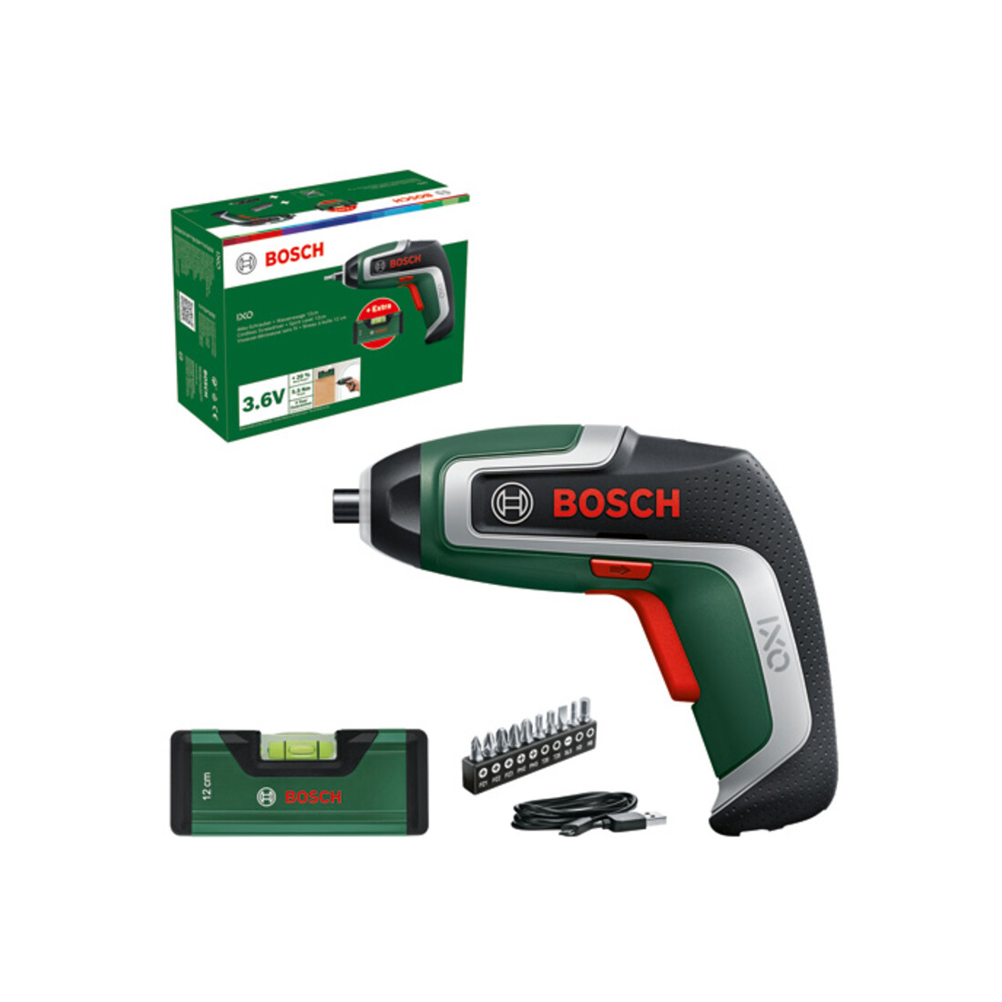 Bosch Akku-Schrauber IXO 7 Level Set