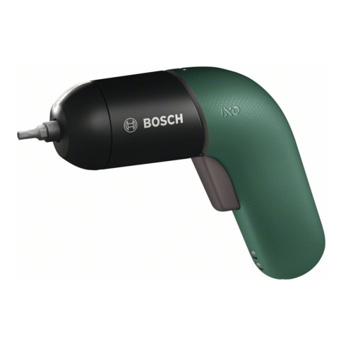 Bosch Akku-Schrauber Lithium-Ionen IXO Set, Exzenter-Aufsatz, USB-Ladegerät, Bit-Set