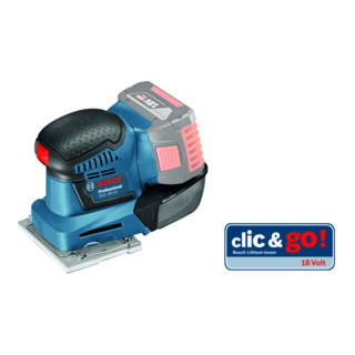 Bosch Akku-Schwingschleifer GSS 18 V-10, Solo Version, L-BOXX