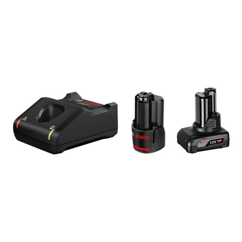 Bosch Akku Starter-Set: 1 x GBA 12 Volt 2,0 Ah 1 x GBA 12 Volt 4,0 Ah GAL 12V-40