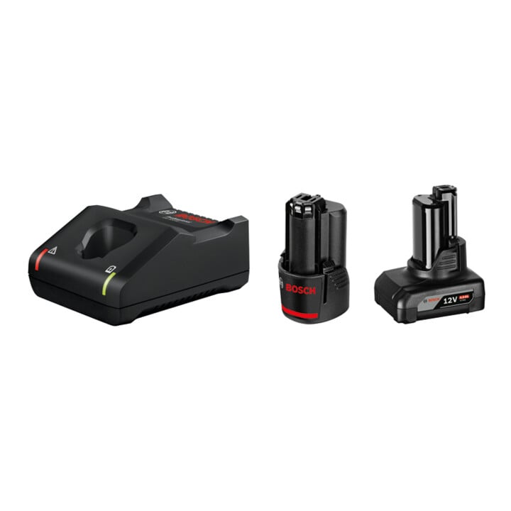Bosch Akku Starter-Set: 1 x GBA 12 Volt 2,0 Ah 1 x GBA 12 Volt 4,0 Ah GAL 12V-40