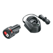Bosch Akku Starter-Set: 1 x PBA 12 Volt, 1.5 Ah O-A Akku und GAL 1210 CV