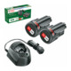 Bosch Akku Starter-Set: 2 x PBA 12V, 1.5 Ah O-A Akku und Ladegerät GAL 1210 CV-3