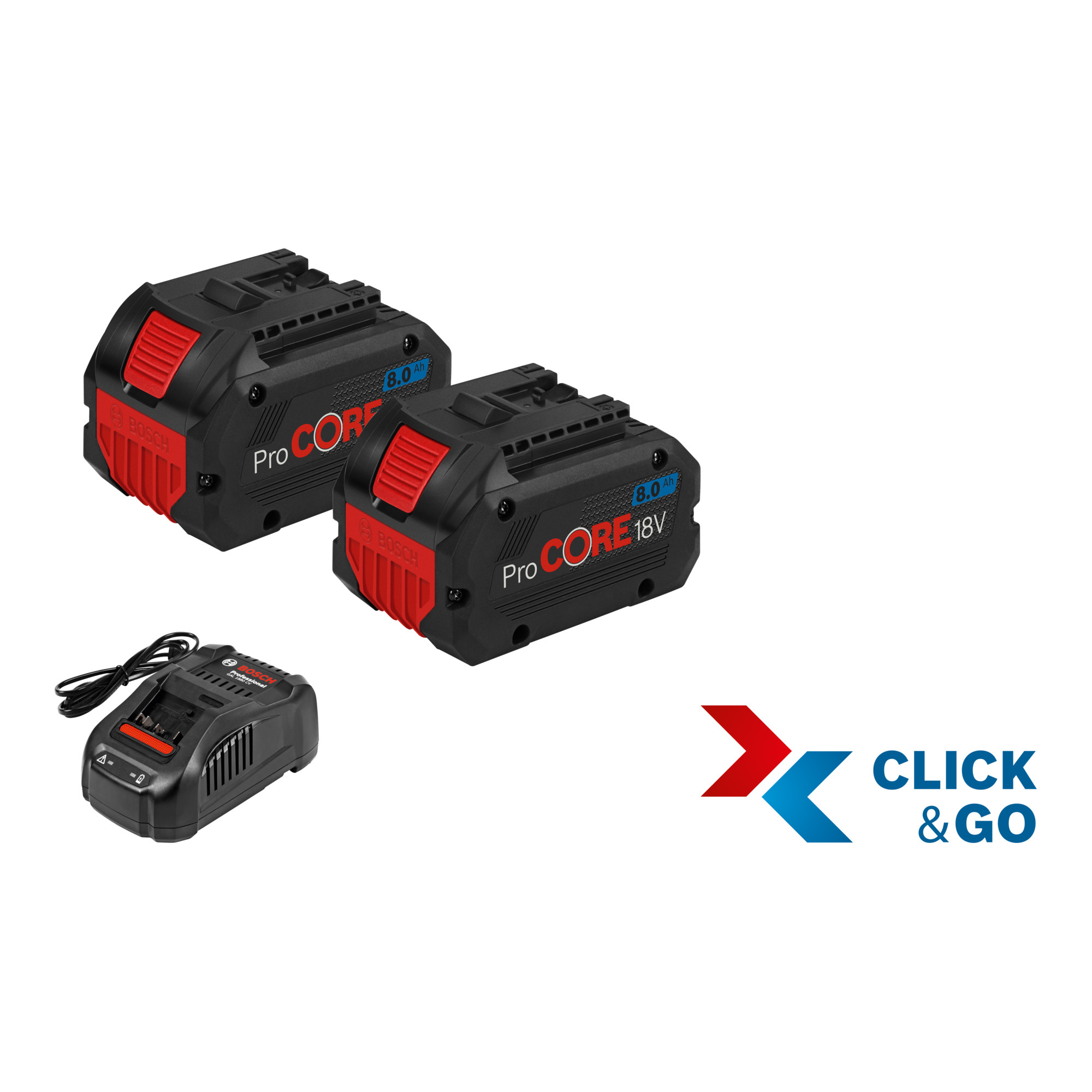 Bosch Akku Starter-Set: 2 X ProCORE 18 Volt, 8,0 Ah Und GAL 1880 CV ...