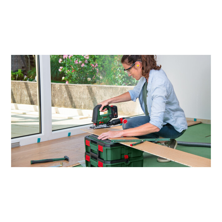 Bosch Akku-Stichsäge AdvancedSaw 18V-140, 1 x Akku PBA 18V 2.0Ah