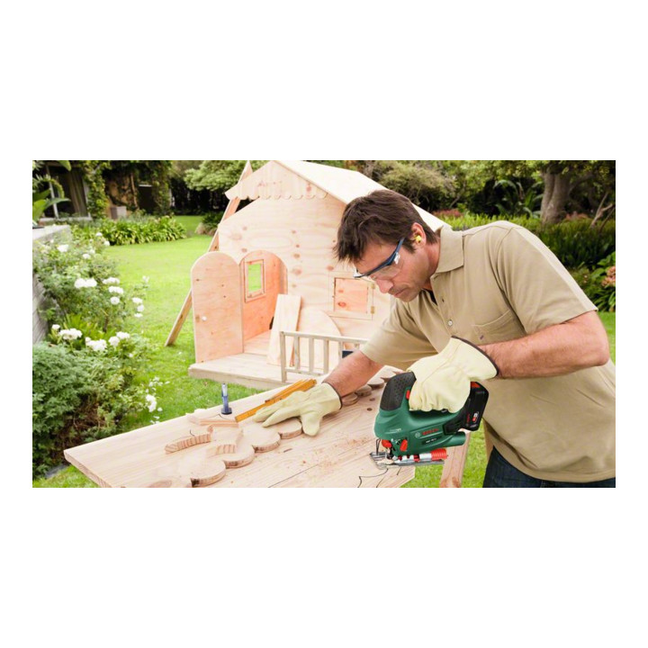 Bosch Akku-Stichsäge PST 18 LI, mit 1 x PBA 18V 2.5 Ah Akku, Ladegerät AL 1830 CV
