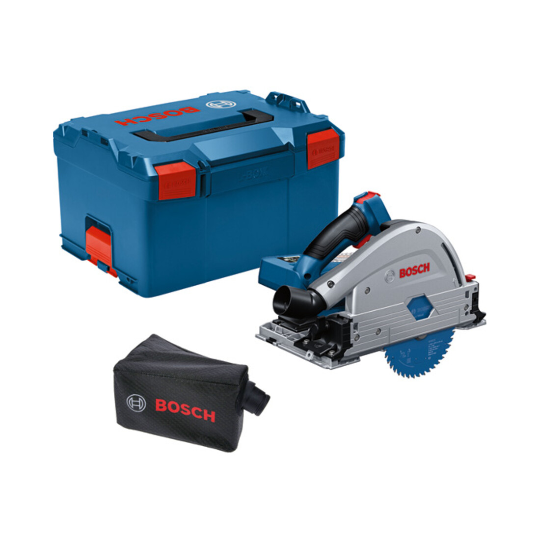 Bosch Akku-Tauchsäge BITURBO GKT 18V-52 GC, Solo Version in L-BOXX