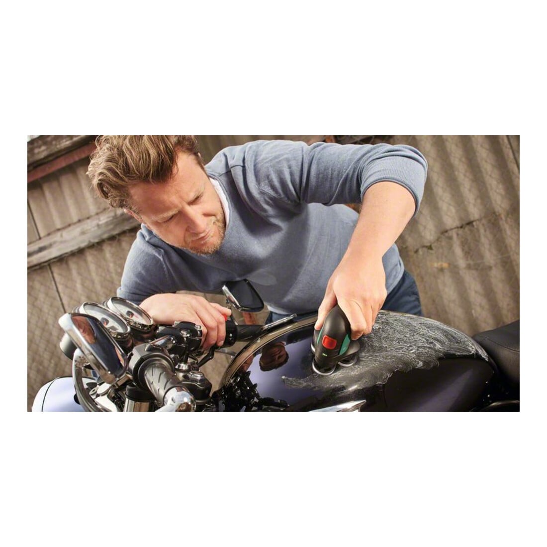 Bosch Akku-Tellerschleifer und -Polierer EasyCurvSander 12, 1 x PBA 12V Akku, Ladege.