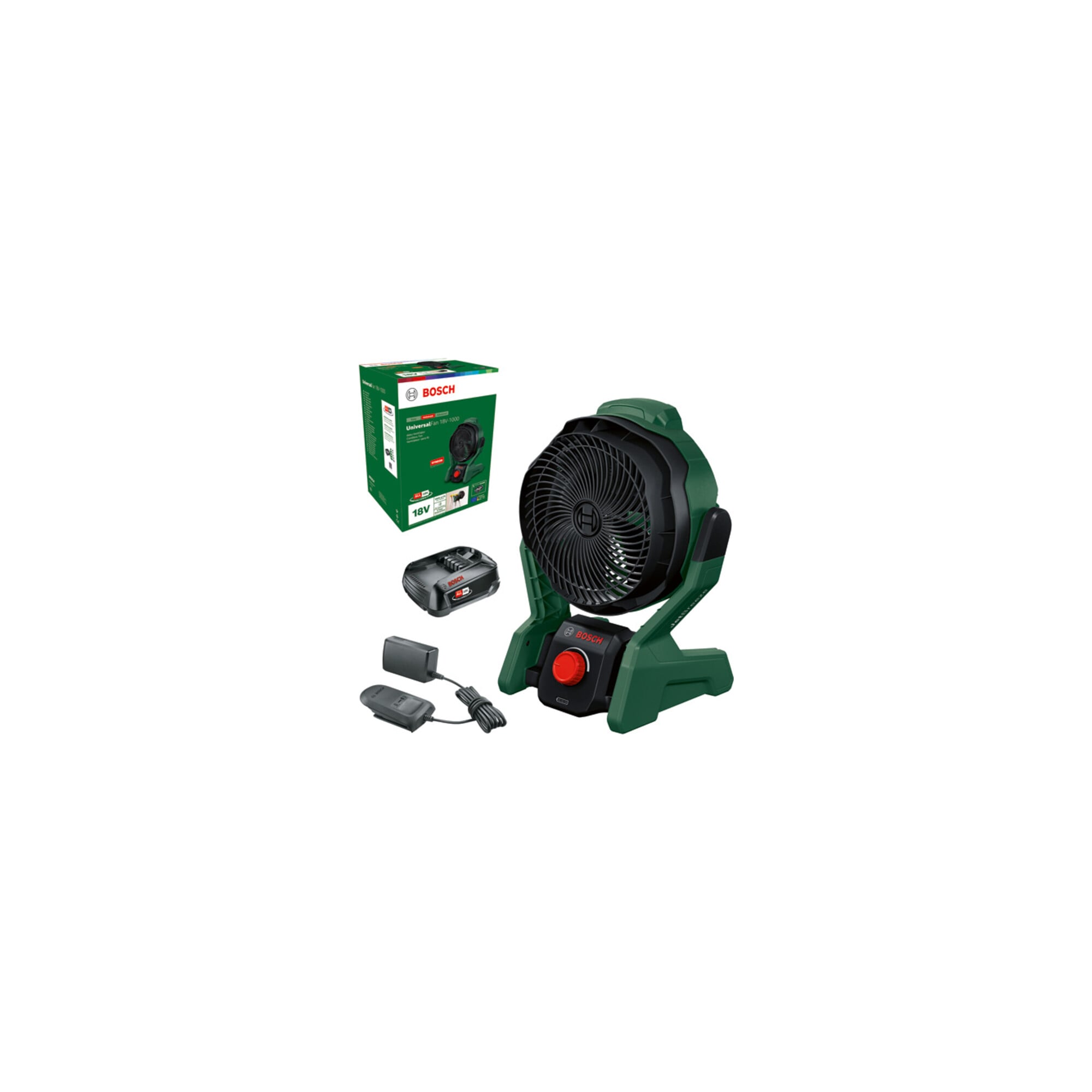 BOSCH Akku-Ventilator UniversalFan 18V-1000