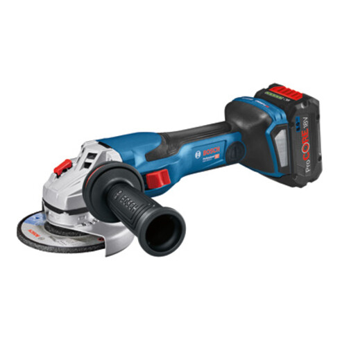 Bosch Akku-Winkelschleifer BITURBO GWS 18V-15 C, Solo Version, Zusatzhandgriff, L-BOXX