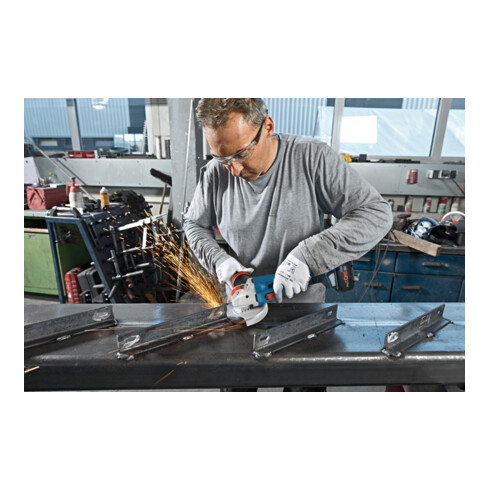 Bosch Akku-Winkelschleifer BITURBO mit X-LOCK GWX 18V-15 C, Solo Version, L-BOXX