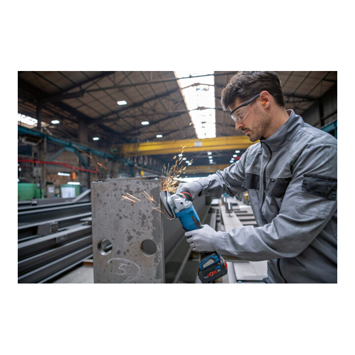 Bosch Akku-Winkelschleifer BITURBO mit X-LOCK GWX 18V-15 P