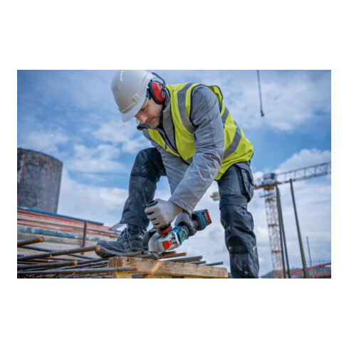 Bosch Akku-Winkelschleifer BITURBO mit X-LOCK GWX 18V-15 PSC