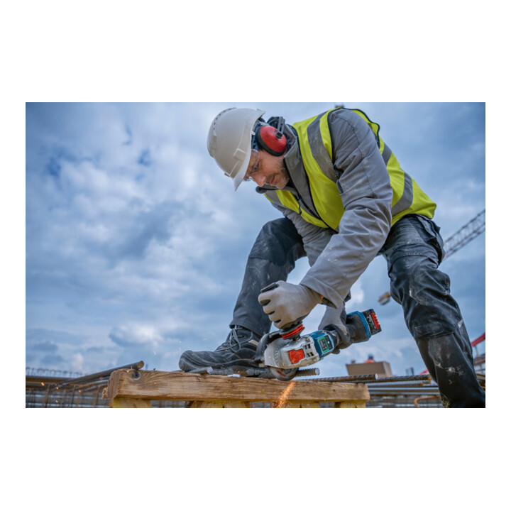 Bosch Akku-Winkelschleifer BITURBO mit X-LOCK GWX 18V-15 PSC