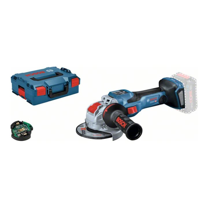 Set Bosch Akku-Winkelschleifer BITURBO mit X-LOCK + Akkupack ProCORE 18 Volt