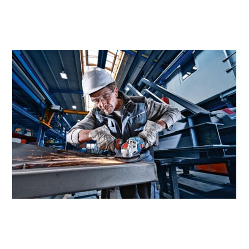 Bosch Akku-Winkelschleifer BITURBO mit X-LOCK GWX 18V-15 SC, Solo Version, L-BOXX