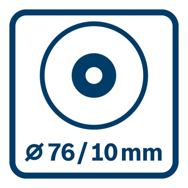 Bosch Akku-Winkelschleifer GWS 12V-76 Solo Version
