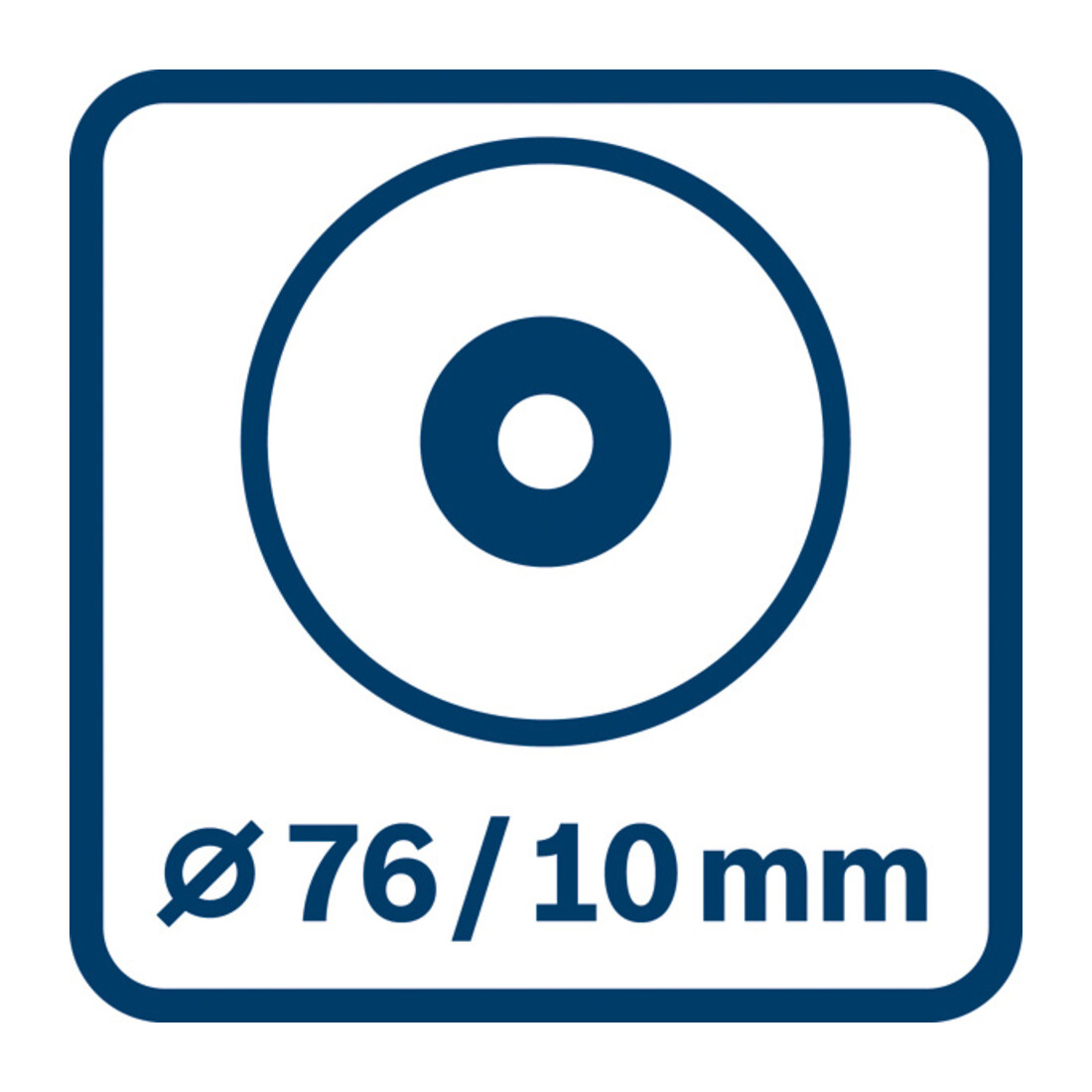 Bosch Akku-Winkelschleifer GWS 12V-76 Solo Version