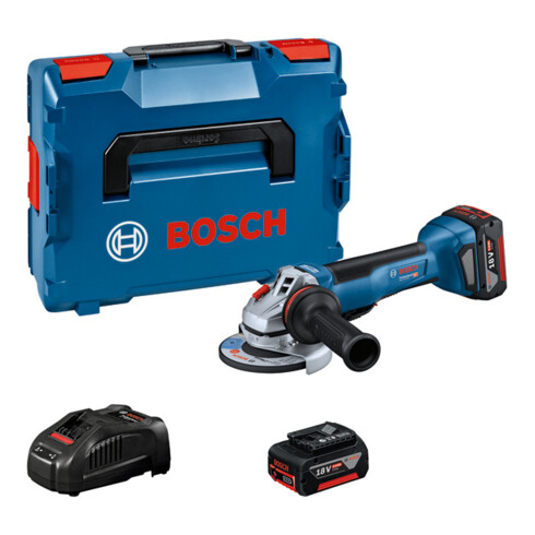 Bosch Akku-Winkelschleifer GWS 18V-10 P, (2x5,0Ah, L)