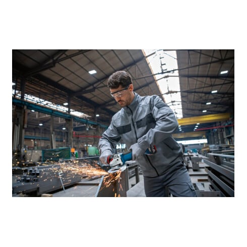 Bosch Akku-Winkelschleifer GWS 18V-10 P, (2x5,0Ah, L)