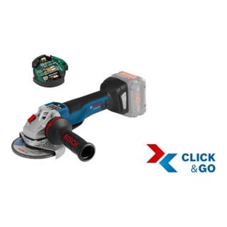 Bosch Akku-Winkelschleifer GWS 18V-10 PSC, mit GCY 30-4, L-BOXX