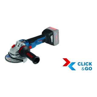 Bosch Akku-Winkelschleifer GWS 18V-125 PSC, mit GCY 30-4, L-BOXX