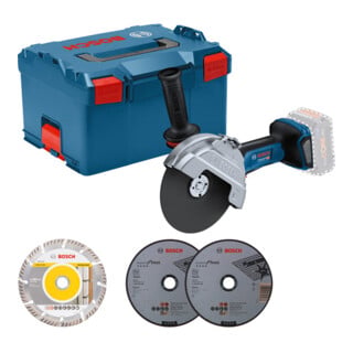 Bosch Akku-Winkelschleifer GWS 18V-180 P ohne Akkupack, L-BOXX