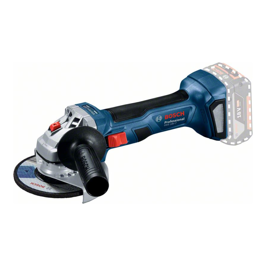 Bosch Akku-Winkelschleifer GWS 18V-7