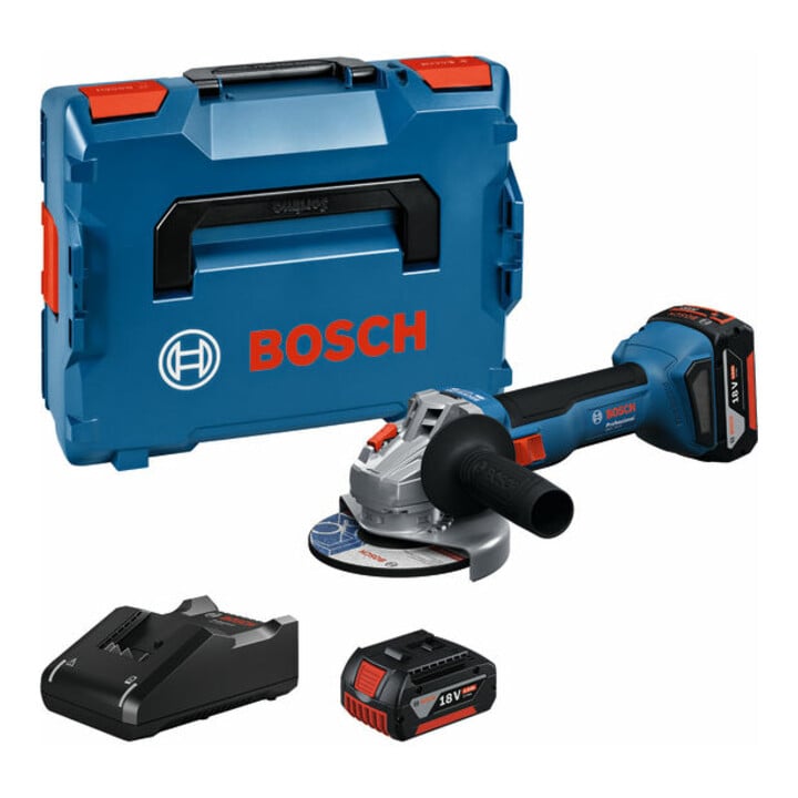 Set Bosch Akku-Winkelschleifer GWS 18V-8 + EXPERT Carbide Multi Wheel Trennscheibe 125 mm
