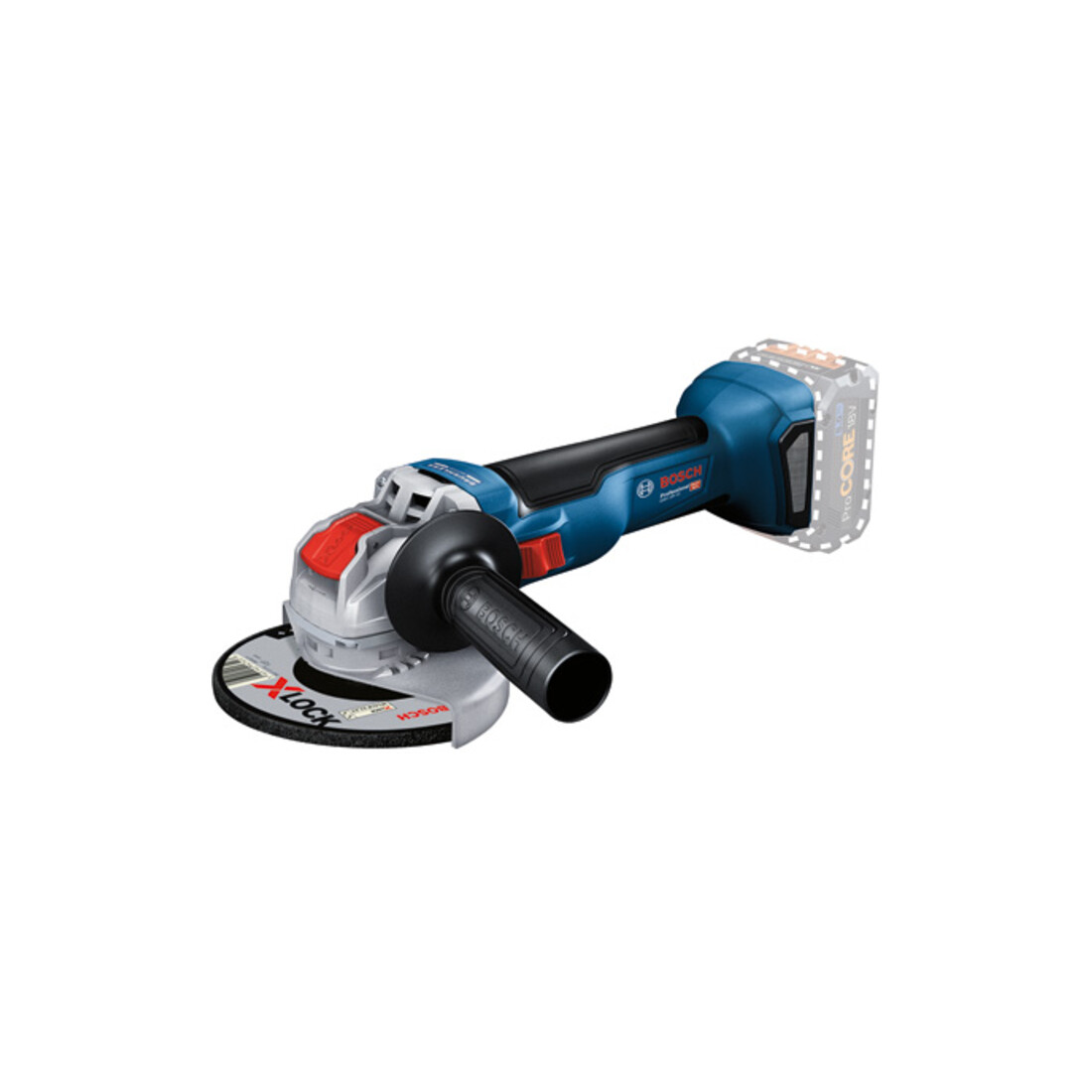 Bosch Akku-Winkelschleifer GWX 18V-10 mit X-LOCK, Solo Version, Karton