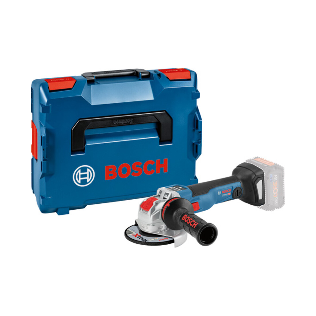 Bosch Akku-Winkelschleifer GWX 18V-10 SC Solo Version L-BOXX
