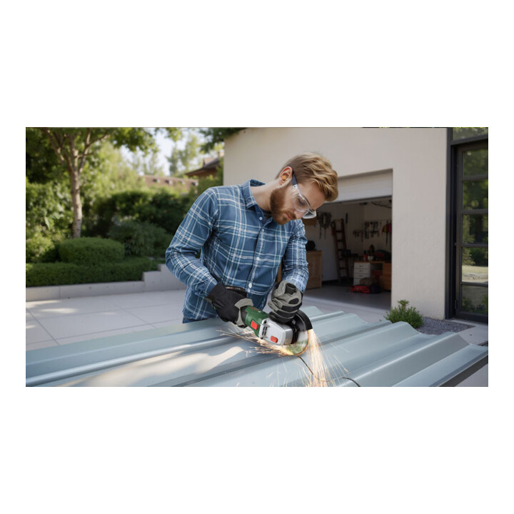 Bosch Akku-Winkelschleifer PWS 18V-70 mit Schleifscheibe