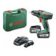 Bosch Akku-Zweigang-Bohrschrauber PSR, 2 Akku PBA 14.4V, Doppelschrauberbit, Ladegerät-1