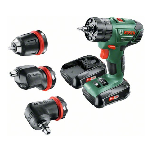 Bosch Akku-Zweigang-Schlagbohrschrauber AdvancedImpact 18 QuickSnap, 2x PBA 18V 1.5 Ah
