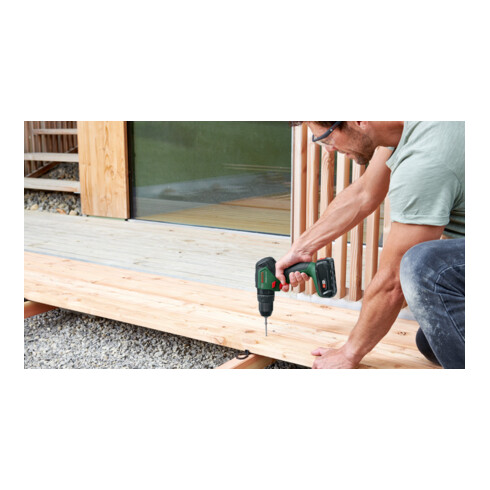 Bosch Akku-Zweigang-Schlagbohrschrauber UniversalImpact 18V-60: 1x PBA 18V 2.0Ah W-B