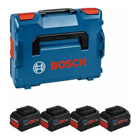 Bosch Akkupack 4x ProCORE18V 5,5Ah mit L-BOXX